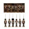 Picture of CREATIVE CO-OP XS1028 ORNAMENT NUTCRACKR 6PK (PK-8-EA)