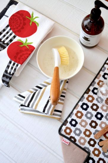 Picture of T-Fal/Wearever 22453 DISH CLOTH NTRL STRIPE (PK-3-EA)