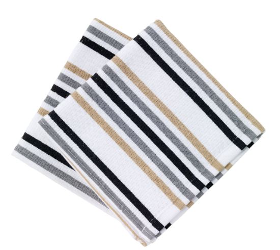 Picture of T-Fal/Wearever 22453 DISH CLOTH NTRL STRIPE (PK-3-EA)