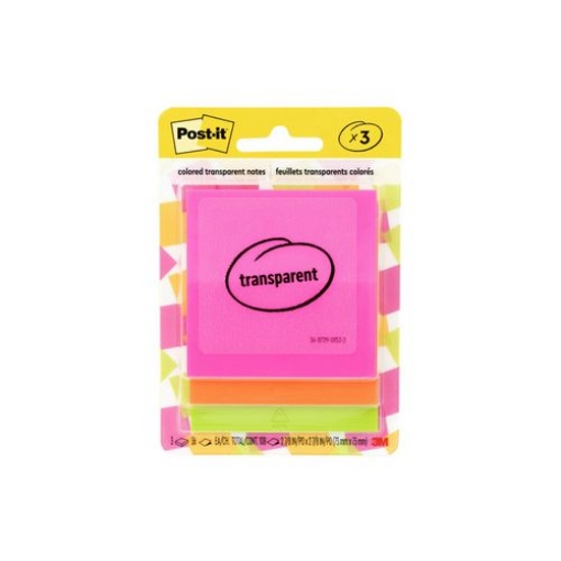 Picture of NOTE,TRNSPRNT,3X3,3PK,AST