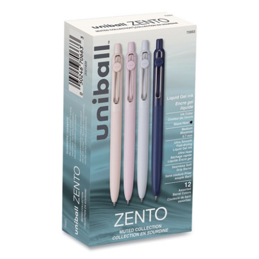 Picture of PEN,ZENTO 0.7 MUTED DZ,BK