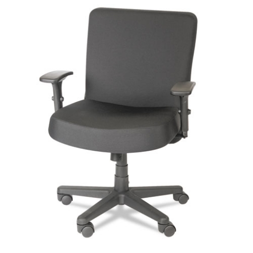Picture of Alera Xl Series Big/tall Mid-Back Task Chair, Supports Up To 500 Lb, 17.5" To 21" Seat Height, Black