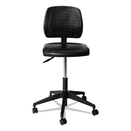 Picture of Alera Wl Series Workbench Stool, Supports Up To 250 Lb, 17.25" To 25" Seat Height, Black