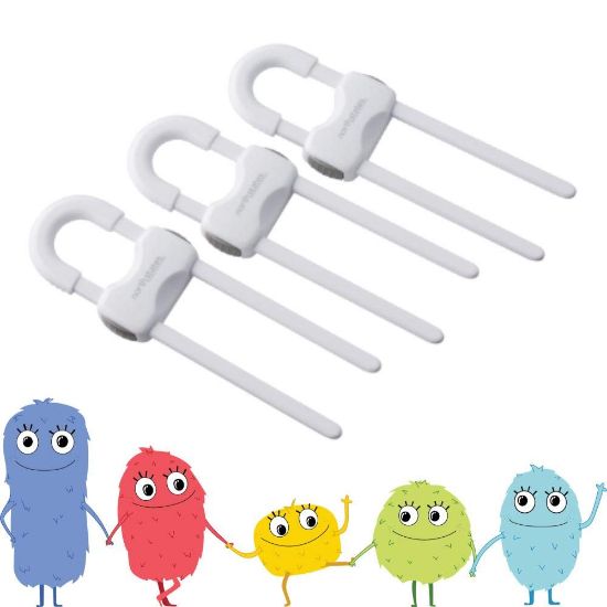 Picture of TOODLEROO 6174 CBNT LCKS PLST WHT 3PC (EA)