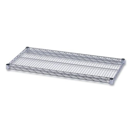Picture of Industrial Wire Shelving Extra Wire Shelves, 36w X 18d, Silver, 2 Shelves/carton