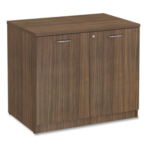 Picture of Alera Valencia Series Storage Cabinet, 34.3w x 22.78d x 29.5h, Modern Walnut