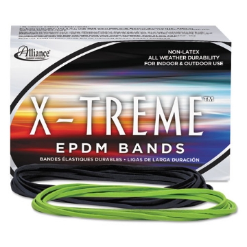 Picture of X-Treme Rubber Bands, Size 117b, 0.08" Gauge, Lime Green, 1 Lb Box, 200/box