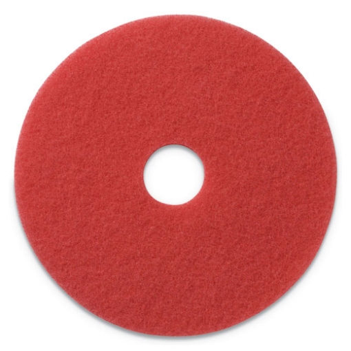 Picture of Buffing Pads, 20" Diameter, Red, 5/carton