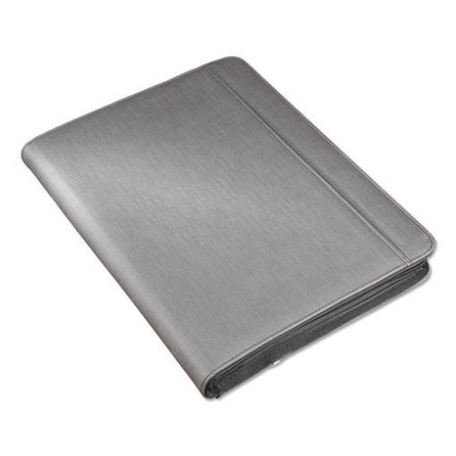 Picture of Power Padfolio, Zipper, 10.75 X 1.5 X 13.5, Polyurethane, Gray