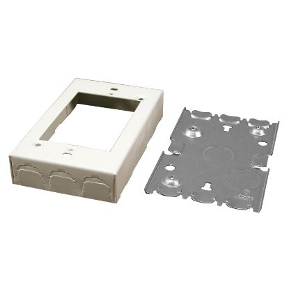 Picture of LEGRAND AV B-2 BOX OUTLET 1 GNG MTL IVY (EA)