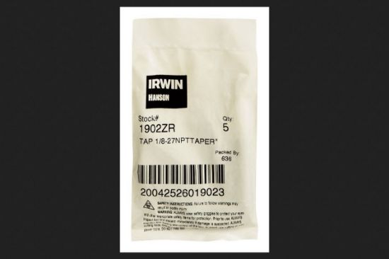 Picture of Irwin Unibit 1902ZR TAP PIPE 1/8-27NPT (PK-5-EA)