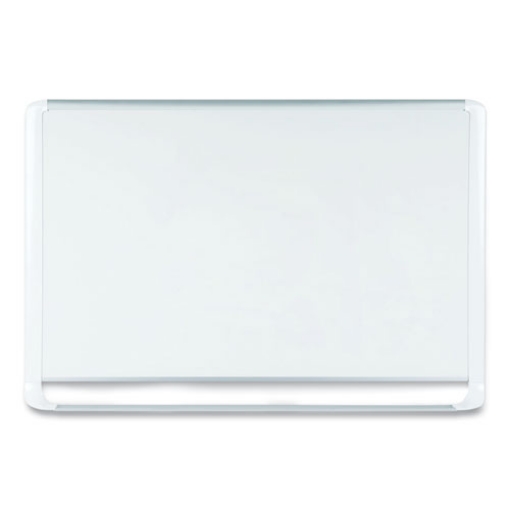 Picture of gold ultra magnetic dry erase boards, 36 x 24, white surface, white aluminum frame