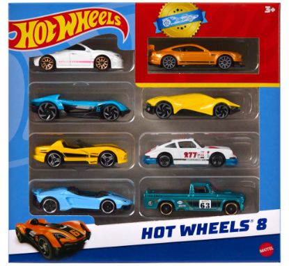 Picture of Mattel US Office Supplies HPV78 HOT WHEELS CARS 8PC (EA)