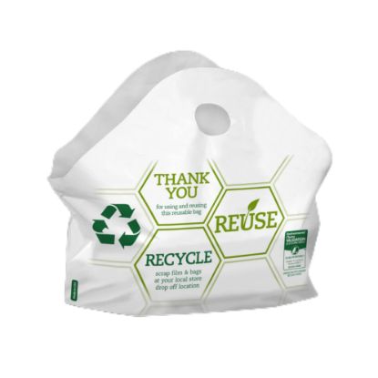 Picture of HLX PLY HOLDINGS INC 1030615 SHOPING BAG W HNDL 15.7L (EA)