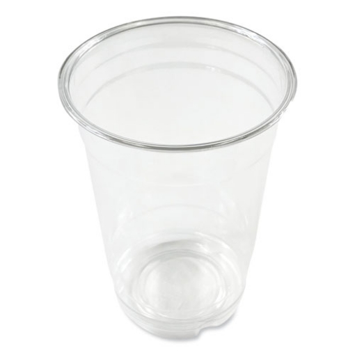 Picture of Clear Plastic PET Cups, 14 oz, 50/Bag, 20 Bags/Carton