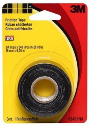 Picture of 3M 3407NA-BA-6 FRICTION TAPE 3/4" BLK (EA)