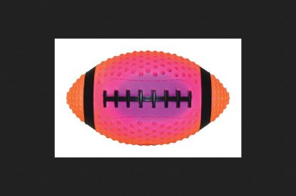 Picture of BALL BOUNCE AND SPORT INC 54-5265BX FOOTBALL RUBBER NEON8.5" (EA)