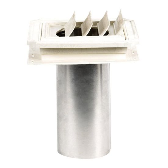 Picture of BUILDERS EDGE 140037079117 VENT EXHAUST WHT 7"X7.9" (EA)