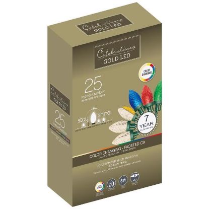 Picture of Celebrations 44904-71 GOLD LED C9 WW/MLT 25CT (EA)
