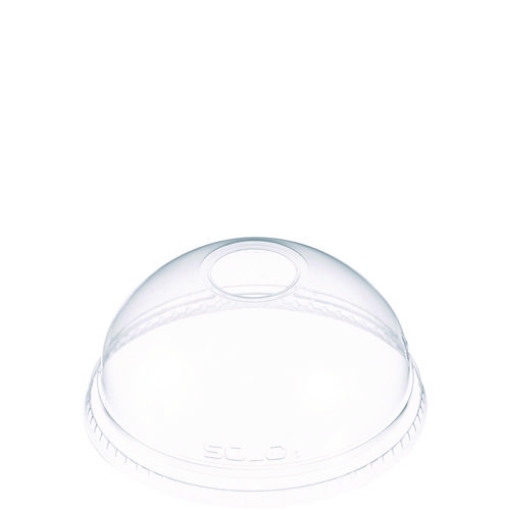 Picture of Ultra Clear Dome Cold Cup Lids, Fits 16 Oz To 24 Oz Cups, Pet, Clear, 1,000/carton