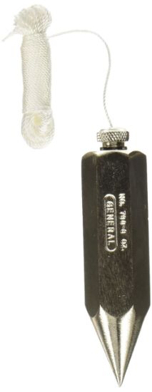 Picture of General Tools Mfg Co In 790-8 PLUMB BOB 8 OZ STEEL (EA)