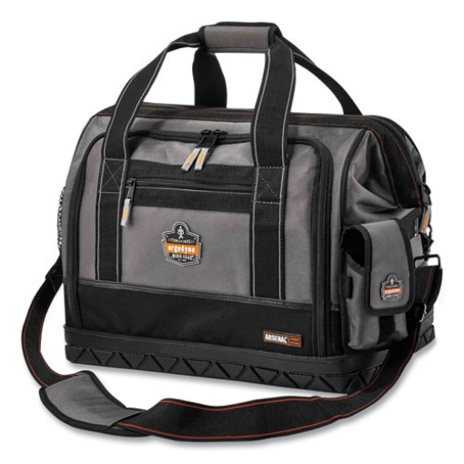 Picture of Arsenal 5815 Open Face Tool Organizer, Large, 61 Comp, 11x18x13, Ballistic Polyester, Black/Gray, Ships in 1-3 Business Days