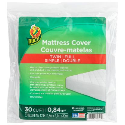 Picture of Duck Tape DUC1140235 COVER;MATRESS;TWIN/FULL;CLR (EA)