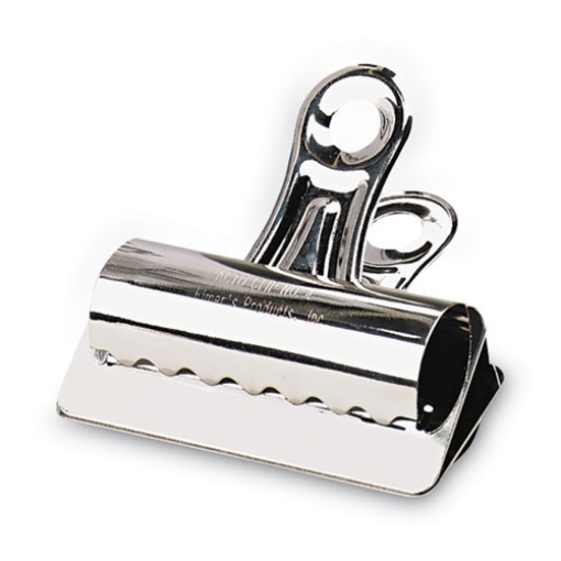 Picture of Bulldog Clips, Jumbo, Nickel, 12/Box