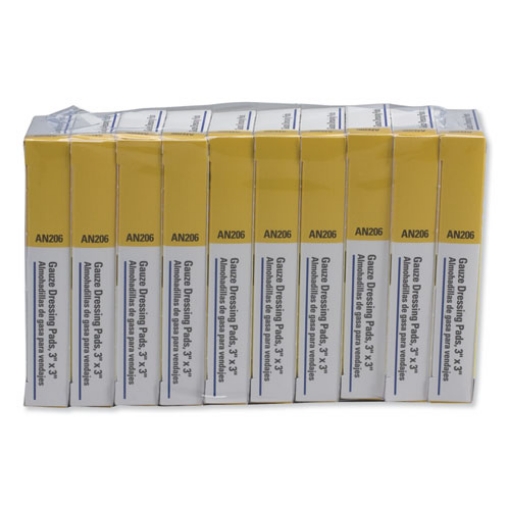 Picture of Refill Gauze Pads For Ansi-Compliant First Aid Kits/cabinets, Sterile, 3 X 3, 40/pack