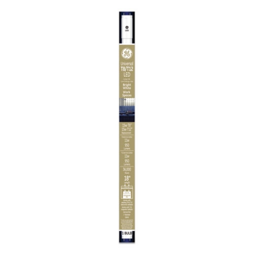 Picture of 18" T8/T12, 15 W, T8 Tube, 11 W, Bright White, 6/Carton