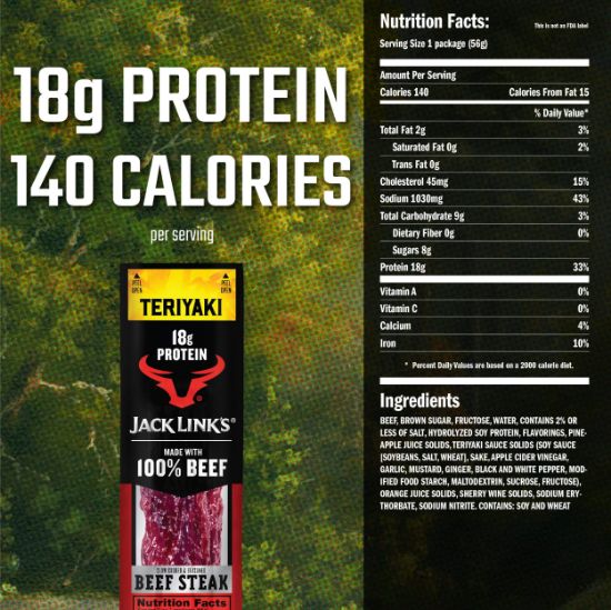 Picture of JCK 06073 BEEF TERIYAKI STEAK 2OZ (PK-12-EA)