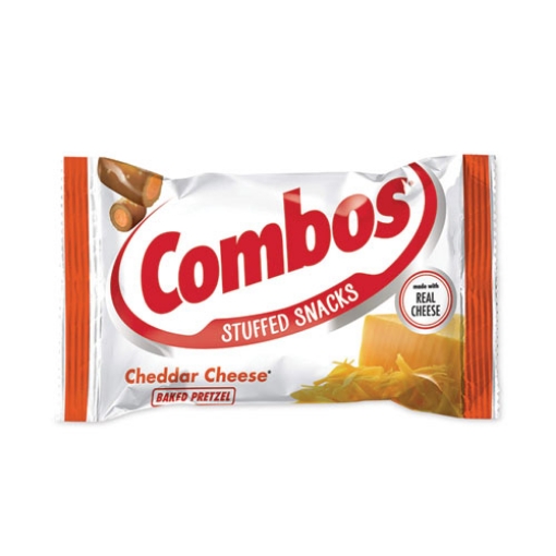 Picture of Baked Snacks, 1.8 Oz Bag, Cheddar Cheese Pretzel, 18 Bags/carton, Ships In 1-3 Business Days