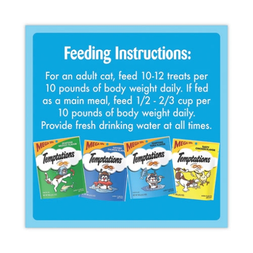 Picture of Cat Treats Mega Pack Variety, 6.3 Oz Pouch, 4/pack, Ships In 1-3 Business Days