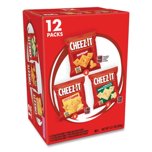 Picture of Baked Snack Crackers Variety Pack, Assorted Flavors, (8) 0.75 oz and (37) 1.5 oz Bags/Box, Ships in 1-3 Business Days