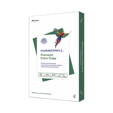 Picture of Premium Color Copy Print Paper, 100 Bright, 28 lb Bond Weight, 11 x 17, Photo White, 500/Ream