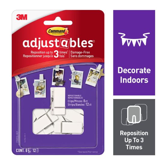 Picture of 3M 17889Q-8ES ADJUST PIC HNG STRP 20PK (EA)