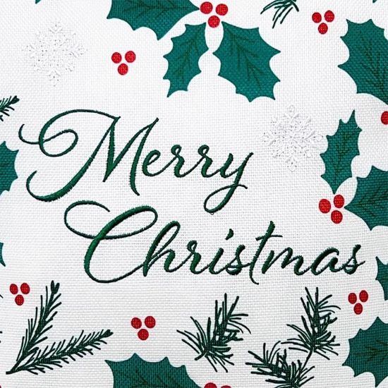 Picture of Celebrations 24F03569RS CMAS PILLOW HLLY BRRY (PK-4-EA)