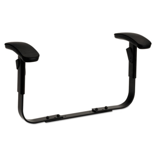 Picture of Optional Height-Adjustable T-Arms for HON ComforTask Series Swivel Task Chairs, Black, 2/Set