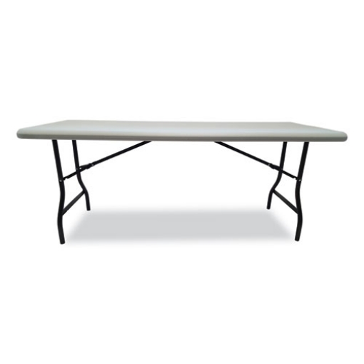 Picture of IndestrucTable Industrial Folding Table, Rectangular, 72" x 30" x 29", Platinum