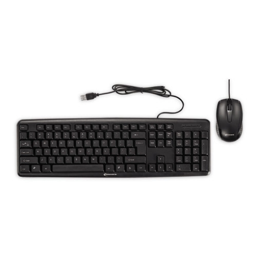 Picture of Slimline Keyboard And Mouse, Usb 2.0, Black