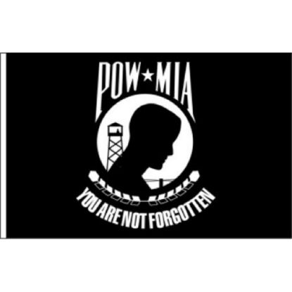 Picture of VALLEY FORGE FLAG COMPANY LLC BTPOW3 FLAG POW-MIA MILTRY 3X5' (EA)