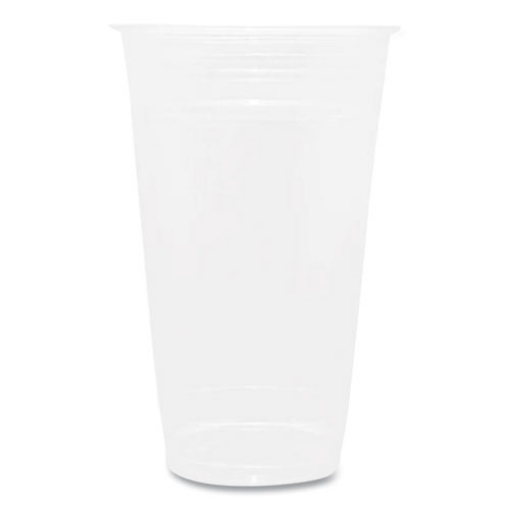 Picture of PET Plastic Cups, 24 oz, Clear, 600/Carton