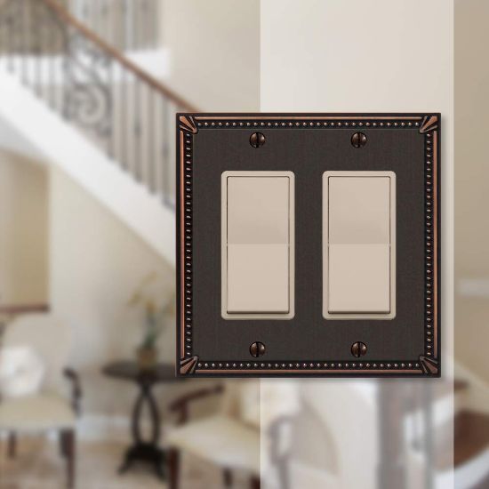 Picture of Amerelle 74RRDB WALLPLT IMP BEAD 2R AB (EA)