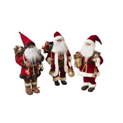 Picture of GERSON COMPANY/GIL DIVISION 2306070 SANTA DECOR ASST 18IN (PK-6-EA)