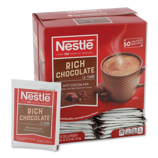 Picture of Hot Cocoa Mix, Rich Chocolate, .71oz, 50/box