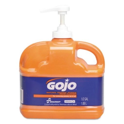 Picture of 8520015220840, Skilcraft, Gojo Pumice Hand Cleaner, Fresh Citrus, 0.5 Gal Pump Bottle, 6/carton