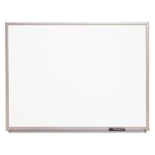 Picture of 7110015550292 SKILCRAFT Quartet Magnetic Porcelain Marker Board, 18 x 24, White Surface, Anodized Aluminum Frame