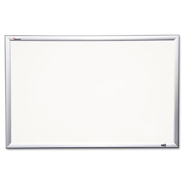 Picture of 7110015680406 skilcraft quartet magnetic porcelain marker board, 60 x 36, white surface, anodized aluminum frame