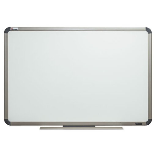 Picture of 7110016222129 skilcraft quartet total erase white board, 72 x 48, white surface, silver titanium frame