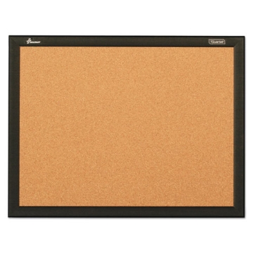 Picture of 7195016511285 SKILCRAFT Quartet Cork Board, 48 x 36, Natural Tan Surface, Black Aluminum Frame